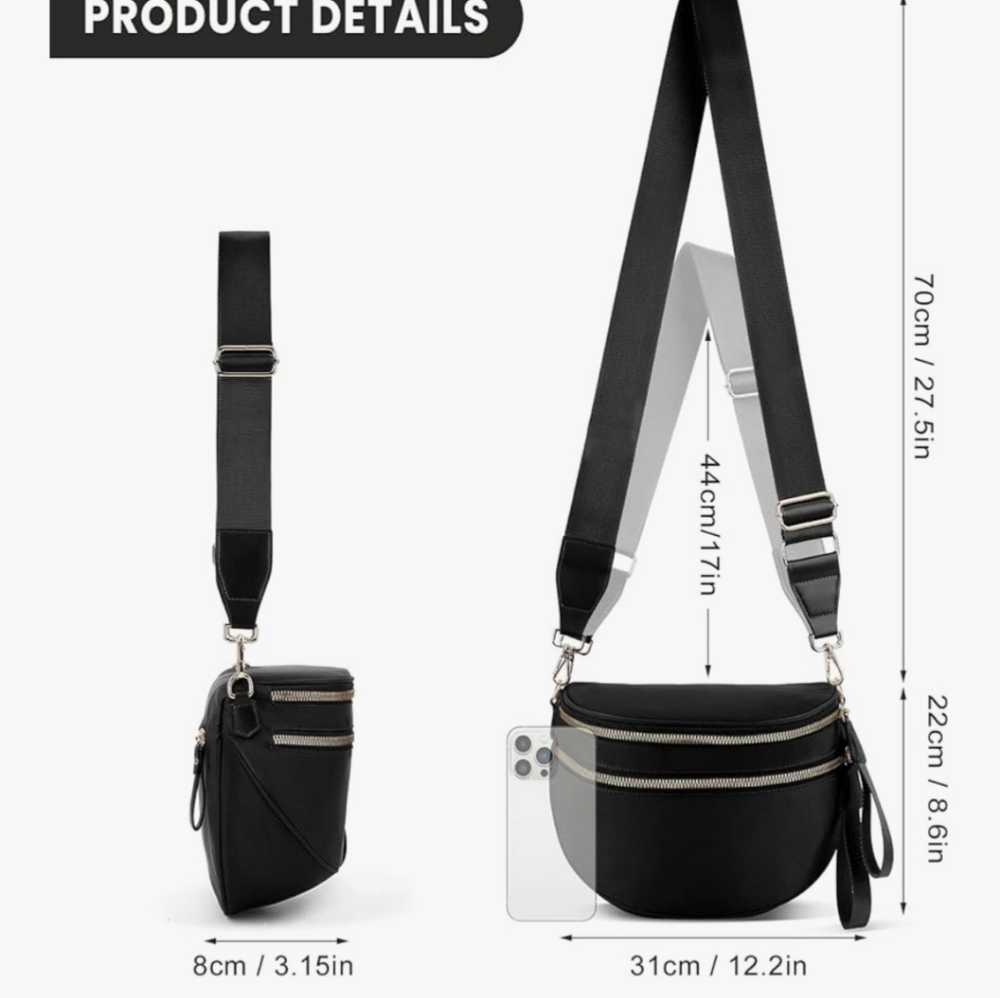 NWOT Stylish Bum Bag - Picture 7 of 9